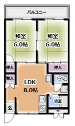 富士コーポラスの物件間取画像